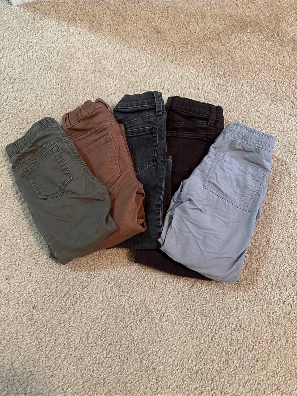 5 Pairs Toddler Boy Jeans